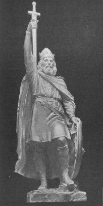 Dwarven statue in Moria